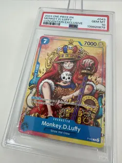 2024 ONE PIECE MONKEY D. LUFFY PSA 10 PROMO CONVENTION EXCLUSIVE #043 - Image 3