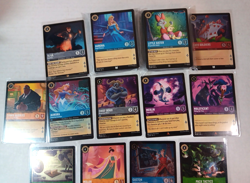 Disney Lorcana TCG Bulk Lot 110 Cards Maleficent Mulan Gaston Aurora Chief Bogo - Image 4