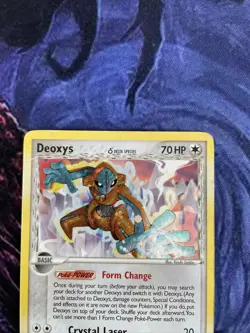 POKEMON PROMO CARD - POP SERIES 4 - DEOXYS 2/17 - V RARE - (COSMIC HOLO) See Pic - Image 2