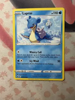 Lapras Common SWSH06: Chilling Reign 029/198 NM English Pokemon Card - Image 1