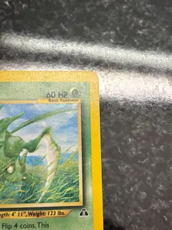 Scyther 46/75 Neo Discovery Regular Uncommon LP Vintage Pokemon Card 2001 - Image 4