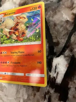 Pokemon Sun & Moon Base Arcanine Holo Rare Trading Card 22/149! NEW! Pack FRESH! - Image 3