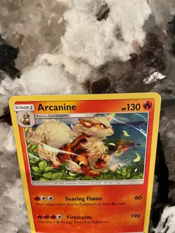 Pokemon Sun & Moon Base Arcanine Holo Rare Trading Card 22/149! NEW! Pack FRESH! - Image 5