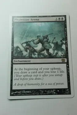 MTG Phyrexian Arena x1- -Eighth Edition-Lightly Played - Image 1