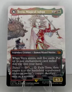 MTG FIN-0323 Terra, Magical Adept (Borderless) - FINAL FANTASY Mythic Rare NM - Image 1