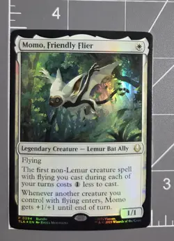 Mtg Avatar The Last Airbender Momo, Friendly Flier Unique Foil - Image 3