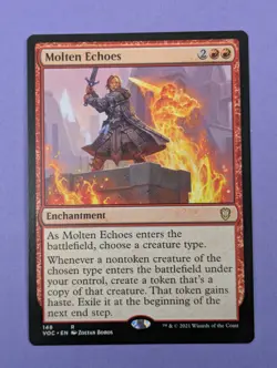 MTG Magic: Crimson Vow Commander Molten Echoes Rare #148 - NM - Image 1