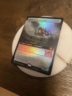 Skitterbeam Battalion NM FOIL extended borderless Brother’s War BRO mtg - Image 1