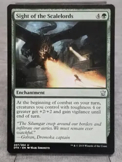 Sight of the Scalelords #207 (NM) Dragons of Tarkir Magic MTG - Image 1