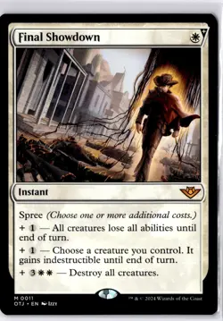 Final Showdown Outlaws of Thunder Junction Regular NM M 0011 - Image 1