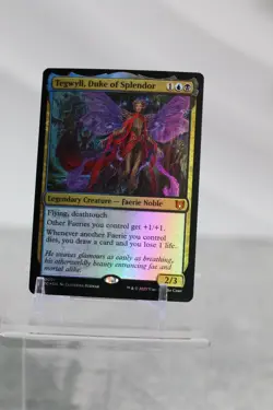 MtG Tegwyll, Duke of Splendor - Foil - Wilds of Eldraine Commander - Image 1