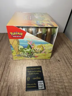Pokemon TCG: Paldea Friends Mini Tin Display (10 Tins) New Factory Sealed - Image 2