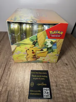 Pokemon TCG: Paldea Friends Mini Tin Display (10 Tins) New Factory Sealed - Image 4