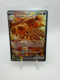 Dachsbun EX 169/142 Stellar Crown Special Illustration Rare Pokemon TCG - Image 1