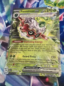 Pokemon TCG Forretress ex 005/193 Double Rare Paldea Evolved NM/M - Image 2