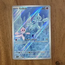 Pokemon TCG Frillish 126/086 White Flare Illustration Rare NM Card English - Image 1
