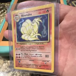 Pokemon TCG 1999 Ninetales Base Set 12/102 80 HP Holo Rare WOTC - Image 2