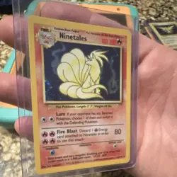 Pokemon TCG 1999 Ninetales Base Set 12/102 80 HP Holo Rare WOTC - Image 3
