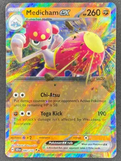 Pokemon Medicham ex 080/142 SCR Stellar Crown NM - Image 1