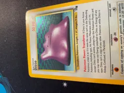 Pokemon TCG Ditto - 3/62 Fossil Holo Rare MP - Image 2