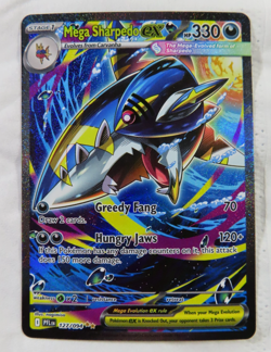 Mega Sharpedo ex Special Illustration Rare 127/094 Fresh Pull MINT 2025 Pokemon - Image 1