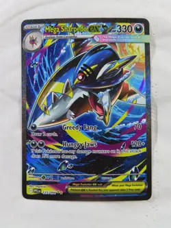 Mega Sharpedo ex Special Illustration Rare 127/094 Fresh Pull MINT 2025 Pokemon - Image 2