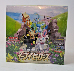 Eevee Heroes Sealed Booster Box Pokemon Sword and Shield S6a 2021 Japanese New - Image 1