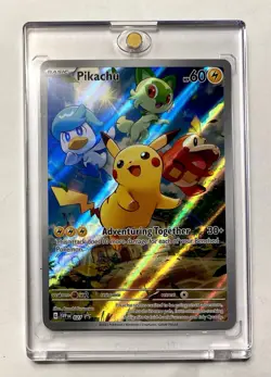 2023 Pokemon Scarlet & Violet Pikachu Black Star Promo 027 - Image 1