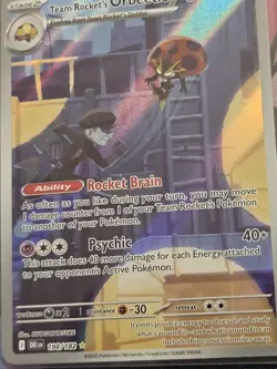 Pokemon TCG Team Rockets Orbeetle Destined Rivals 198/182 Illustration Rare NM - Image 2