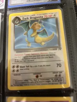Dark Dragonite Pokemon WOTC Team Rocket 22/82 Non Holo Rare - Image 1