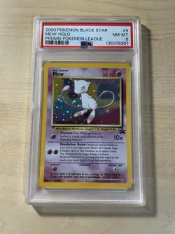 PSA 8 - Near Mint to Mint - Mew 09/53 Wotc Promo Holo Vintage Pokemon - Image 1