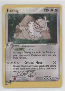 Slaking Holo Pokemon EX Ruby & Sapphire #12 2003 - Image 1