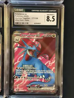 4x Pokemon Slab Lot - Dragonite EX (2014), Rayquaza GX, Salamence - CGC Japanese - Image 5