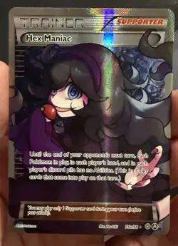 Pokemon Trainer Hex Maniac Full Art LP/LP+ 75a/98 XY Ancient Origins Alt - Image 2