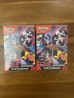 Pokemon TCG Scarlet & Violet Destined Rivals Booster Bundle Lot of 2 - Image 1