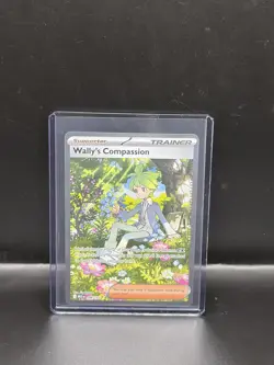 Pokemon TCG Wally’s Compassion Trainer SIR Mega Evolution 186/132 - Image 1