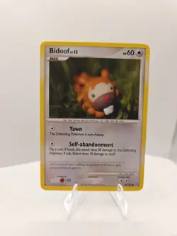 Pokemon Bidoof 54/100 Stormfront Regular - Image 1