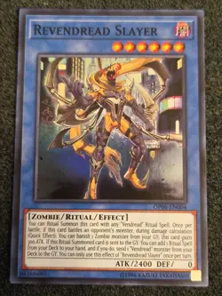 Yugioh Revendread Slayer OP06-EN004 Super Rare NM - Image 1