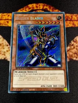 🔥YUGIOH • BUSTER BLADER • SECRET RARE • SBCB-EN003 • 1st EDITION • VLP🔥 - Image 2
