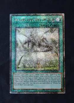 Yu-Gi-Oh! Wishes for Eyes of Blue SDWD-EN042 Quarter Century Secret Rare 1st Ed - Image 1