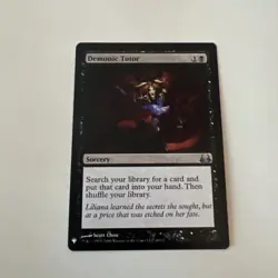 Demonic Tutor Mystery Booster The List 49/62 Near Mint Magic Card MTG (2009 Art) - Image 1