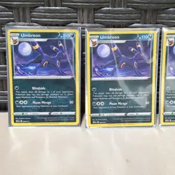 Pokemon TCG Umbreon SWSH Black Star Promo SWSH091 Regular Lot of 4 Cards - Image 1