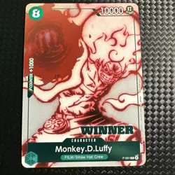 Monkey.D.Luffy (Deck Battle) [Winner] P-061 One Piece Promo Cards Foil English - Image 2