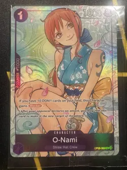 O-Nami OP05-062 Full Art Illustration Box One Piece Card in English, Sealed - Image 1
