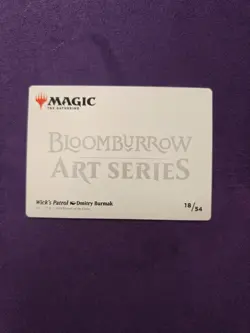 Wick's Patrol Art Card (Gold-Stamped Signature) Art Series: Bloomburrow MTG - Image 2