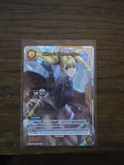 Union Arena TCG Card Game Kikoru Shinomiya KJ8-1-019 SR* Alt Art Foil Kaiju No 8 - Image 1