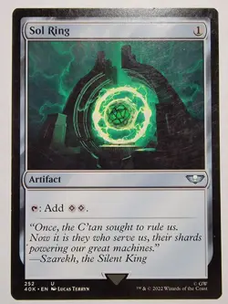 Sol Ring (252) Universes Beyond: Warhammer 40000 Regular Magic The Gathering - Image 1