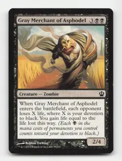 Theros #89 Gray Merchant of Asphodel - Image 1