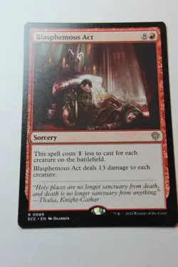 MTG Blasphemous Act x1- -Lorwyn Eclipsed Commander-Near Mint - Image 1