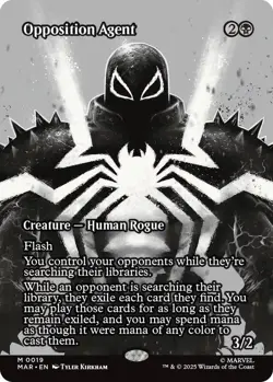 Magic The Gathering Opposition Agent (Borderless), Marvel's Spider-Man - Image 1